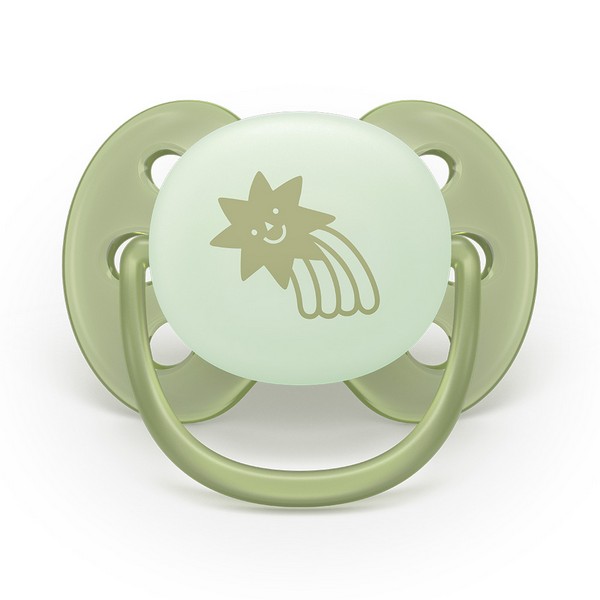 Продукт Нощен комплект за бебе Philips AVENT SCD838/17 със шише за хранене - Natural Response 260 мл с биберон без протичане със среден поток и залъгалка Ultra Soft - 0 - BG Hlapeta