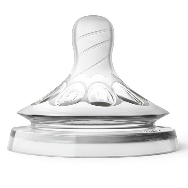 Продукт Philips AVENT Natural SCF657/27 - Комплект от 2 броя биберони за хранене на новородено със свободен поток и много бавен дебит, 0м - 0 - BG Hlapeta