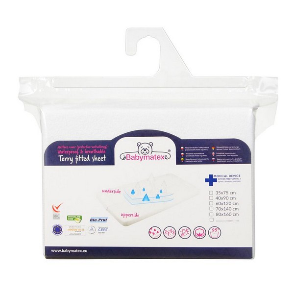 Продукт Baby Matex Frotte - Протектор за матрак с ластик, 40x90 см. - 0 - BG Hlapeta