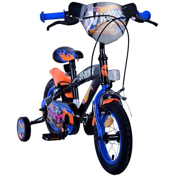 Продукт E&L Company 12 инча - Детски велосипед с помощни колела, Hot Wheels - 0 - BG Hlapeta