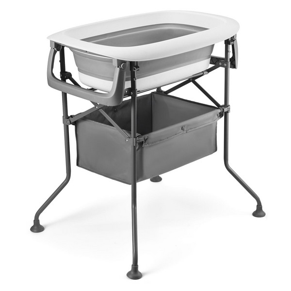 Продукт Kinderkraft Bubbly - Бебешка вана със стойка и повивалник 2в1 - 0 - BG Hlapeta