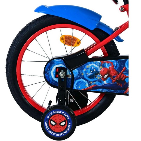 Продукт E&L Marvel Spiderman 16 инча - Детски велосипед с помощни колела - 0 - BG Hlapeta