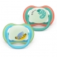 Продукт Philips AVENT Ultra Air NightTime - 2 броя светещи в тъмното, ортодонтски силиконови залъгалки, 6-18м, с картинки, в кутия за стерилизиране - 19 - BG Hlapeta