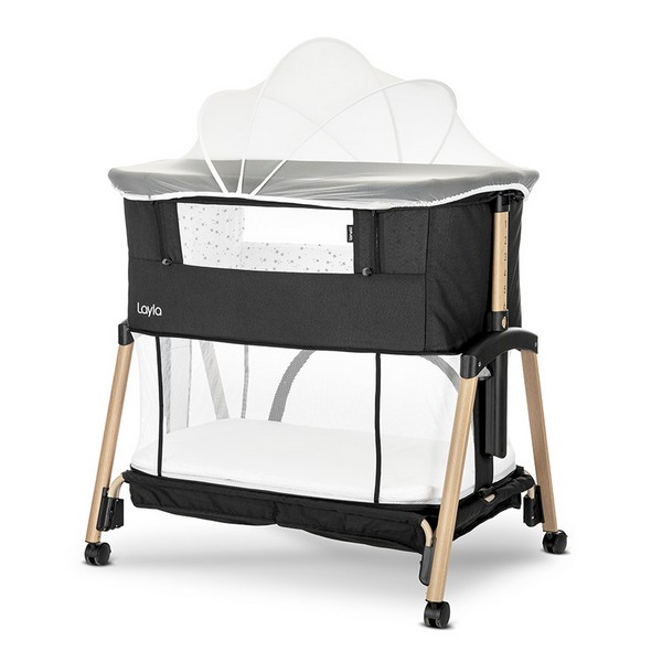 Продукт Lorelli LAYLA - Мини Кошара с ПАДАЩА ПРЕГРАДА 2в1 - 0 - BG Hlapeta