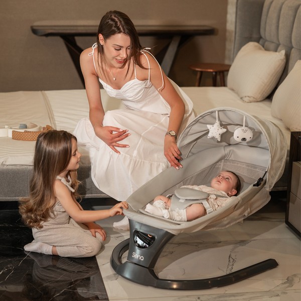 Продукт Lorelli SIENA - Електрически шезлонг с люлеене - 0 - BG Hlapeta