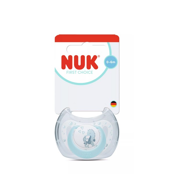 Продукт NUK First Choice - Биберон залъгалка, силикон, 0-6 мес., 1 бр. - 0 - BG Hlapeta