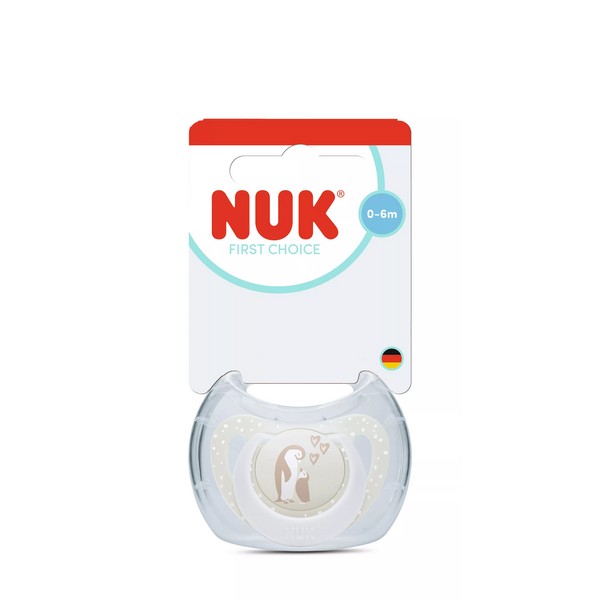 Продукт NUK First Choice - Биберон залъгалка, силикон, 0-6 мес., 1 бр. - 0 - BG Hlapeta