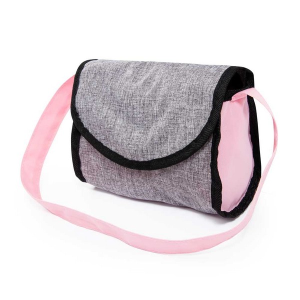 Продукт BAYER COSY - Количка за кукли с чанта, одеяло и възглавница сиво/розова - 0 - BG Hlapeta