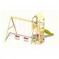 Продукт Fungoo FLAPPI - дървена детска площадка с пързалка и 2 люлки - 7 - BG Hlapeta