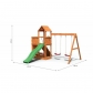 Продукт Fungoo FLOPPI дървена детска площадка с пързалка и люлки - 2 - BG Hlapeta