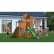 Fungoo FLOPPI дървена детска площадка с пързалка и люлки 4