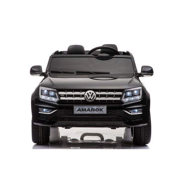 Продукт Двуместен акумулаторен джип Volkswagen AMAROK 4Х4, 2*12V с меки гуми и кожени седалки  - 0 - BG Hlapeta