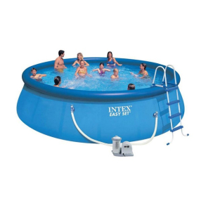 INTEX Easy Set - Надуваем басейн , 549х122см. с филтърна помпа