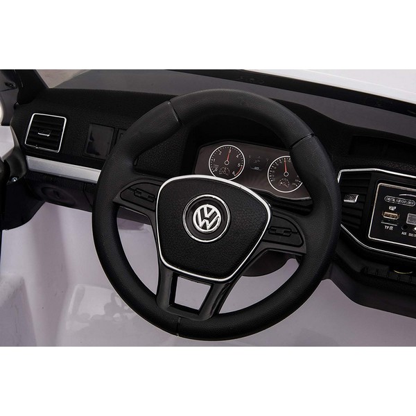 Продукт Акумулаторен джип Volkswagen AMAROK 4X4, 2X12V с меки гуми, кожена седалка - 0 - BG Hlapeta