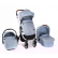 KikkaBoo Dotty 3в1 - Комбинирана количка с кош за новородено и стол за кола