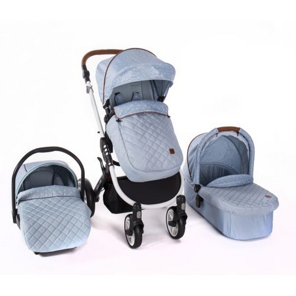 Продукт KikkaBoo Dotty 3в1 - Комбинирана количка с кош за новородено и стол за кола - 0 - BG Hlapeta