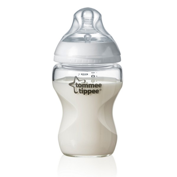Продукт Tommee Tippee - Стъклено шише за хранене EASI VENT 250 мл 0м+ (1бр./оп) - 0 - BG Hlapeta