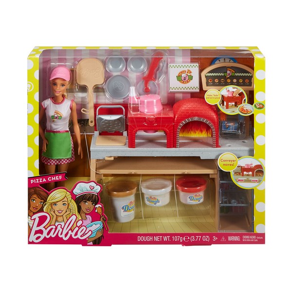 Barbie - Игрален комплект за приготвяне на пица