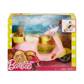 Barbie - Мотопед с кученце
