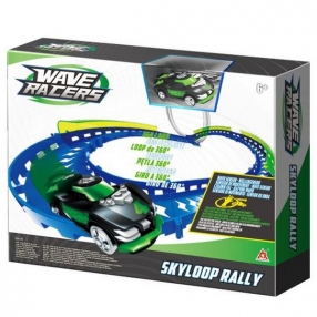 Wave Racers Skyloop Rally - Писта С Кола Със Сензор За Движение 