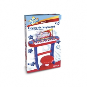 Bontempi - Електронен синтезатор с микрофон, крачета и стол