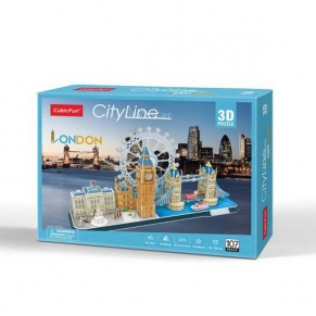 Cubic Fun - Пъзел 3D City Line London 107ч. 