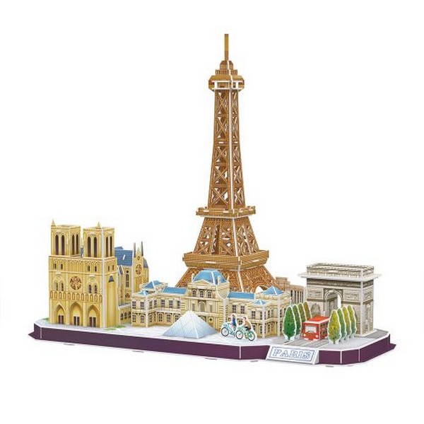 Продукт Cubic Fun Пъзел 3D City Line Paris 114ч.  - 0 - BG Hlapeta
