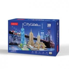 Cubic Fun Пъзел 3D New York City 123ч. 