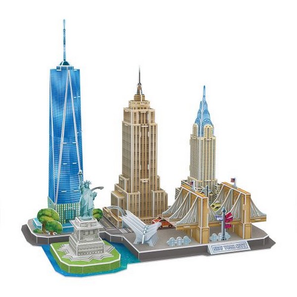 Продукт Cubic Fun Пъзел 3D New York City 123ч.  - 0 - BG Hlapeta