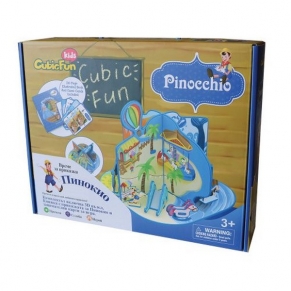 Cubic Fun Пъзел 3D Приказка Пинокио на Български език 