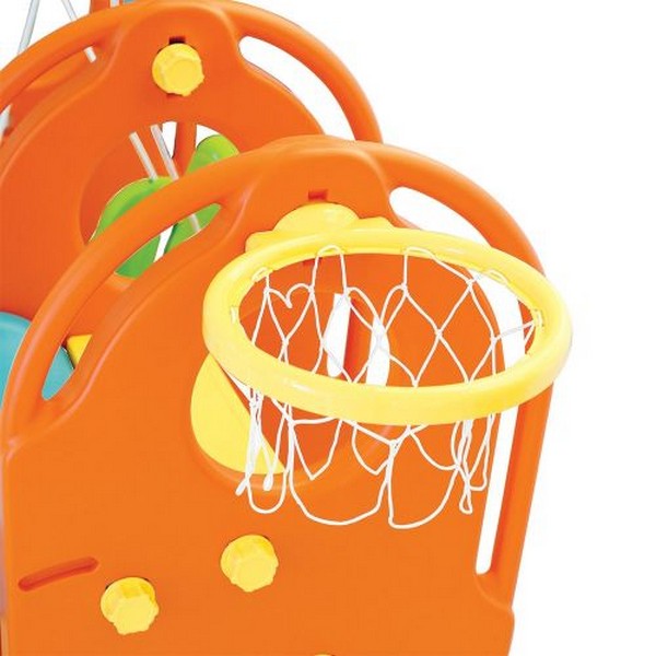 Продукт DOLU - Игрален център с пързалка, люлка и баскетболен кош 4в1  - 0 - BG Hlapeta
