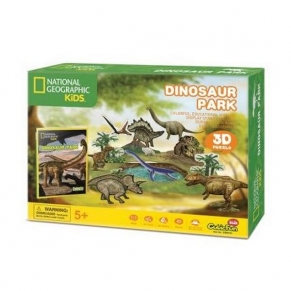 Cubic Fun National Geographic Kids - Пъзел 3D Динозаври 43ч. 