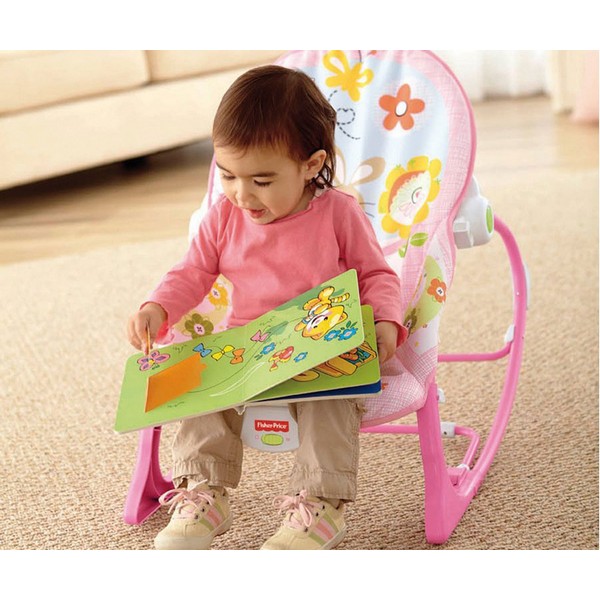 Продукт Fisher Price - Бебешки шезлонг със зайчета, розов - 0 - BG Hlapeta