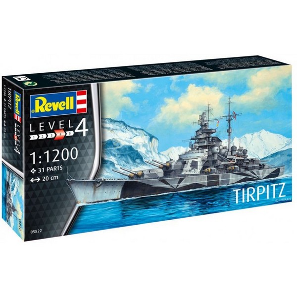 Продукт Revell Военен кораб Тирпиц – сглобяем модел - 0 - BG Hlapeta