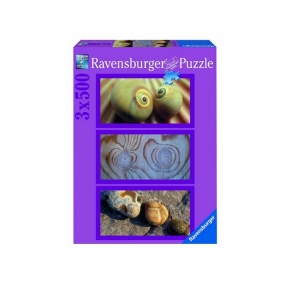 Ravensburger - Пъзел Красиви камъни - 3х500 ел.