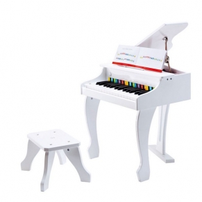 Hape Голямо пиано Делукс – Бяло