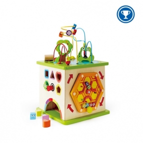 Hape - Занимателна игра – куб със спирали