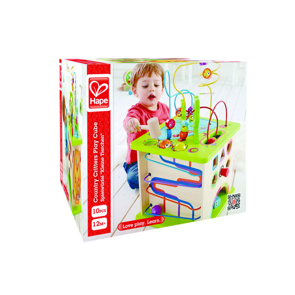 Продукт Hape - Занимателна игра – куб със спирали - 0 - BG Hlapeta