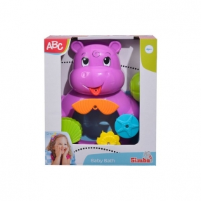 Simba ABC Bath Hippo - Детски хипопотам за баня с водни колела