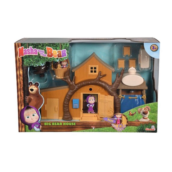 Продукт Simba Big Bear House - Комплект за игра с Маша и Мечока - 0 - BG Hlapeta