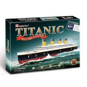 Cubic Fun Кораб Titanic - 3D Пъзел 35ч. 