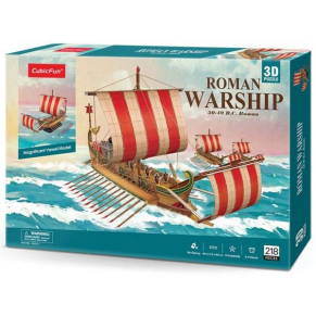 Cubic Fun Кораб Roman Warship - Пъзел 3D 218ч.  