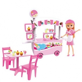 Ice Cream Cart - Щанд за Сладолед с кукла 