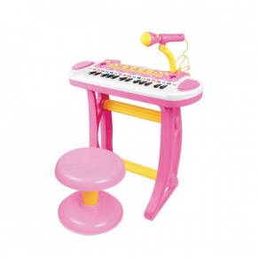 Baoli Melody - Пиано 2 в 1 със стол и микрофон 31 клавиша 