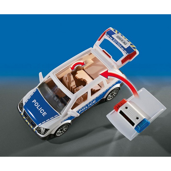 Продукт Playmobil - Полицейска кола със звук и светлини - 0 - BG Hlapeta