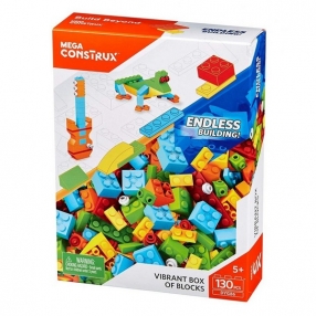 Mega Construx - Блокчета за сглобяване, 130 части