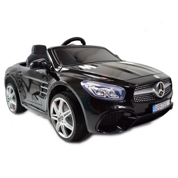 Продукт Акумулаторна кола Mercedes Benz SL500 AMG, 12V с меки гуми и кожена седалка - 0 - BG Hlapeta