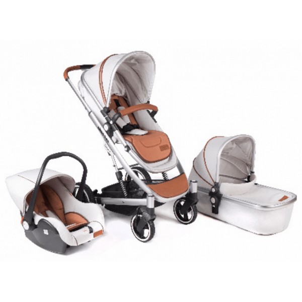 Продукт Kikkaboo Divaina 3в1 - Бебешка количка със седалка, зимен кош, кошче за кола, адаптор - 0 - BG Hlapeta