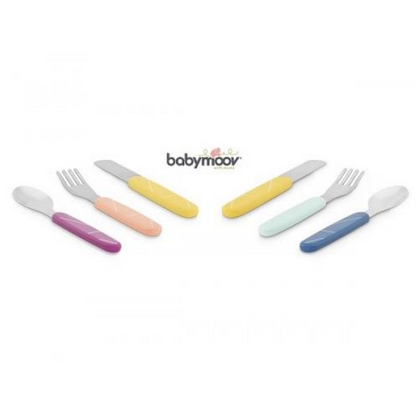 Продукт Babymoov - Детски комплект прибори за хранене от неръждаема стомана  - 0 - BG Hlapeta
