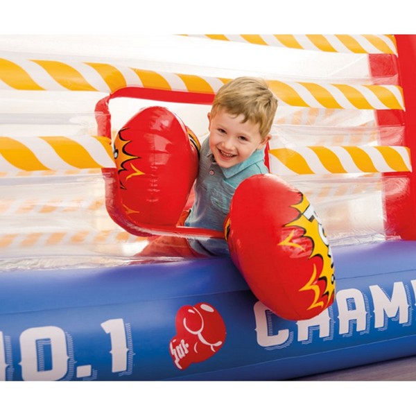 Продукт Intex Jump-O-Lene - Детски надуваем батут Боксов ринг, с 2 чифта надуваеми ръкавици, 226х226х110см. - 0 - BG Hlapeta